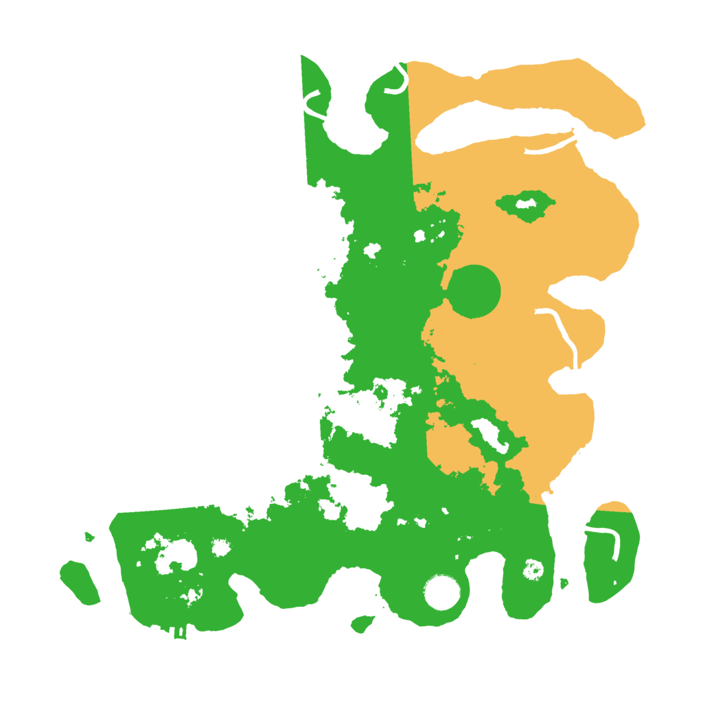 Biome Rust Map: Procedural Map, Size: 3500, Seed: 1799481565