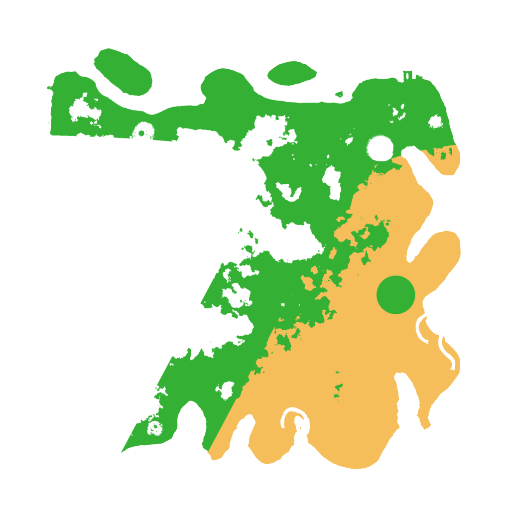 Biome Rust Map: Procedural Map, Size: 3500, Seed: 163558255