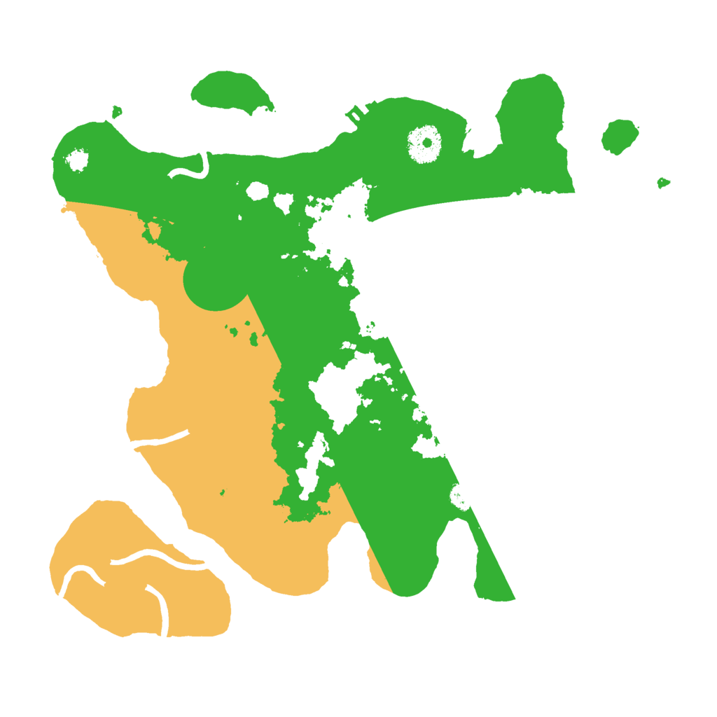 Biome Rust Map: Procedural Map, Size: 3000, Seed: 377874444