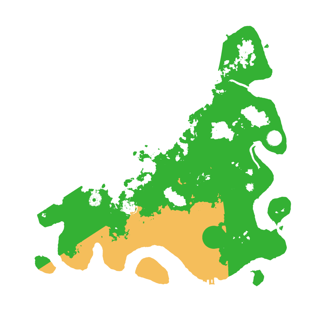 Biome Rust Map: Procedural Map, Size: 3600, Seed: 89761185