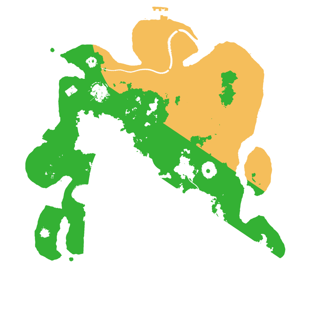 Biome Rust Map: Procedural Map, Size: 3000, Seed: 5547689