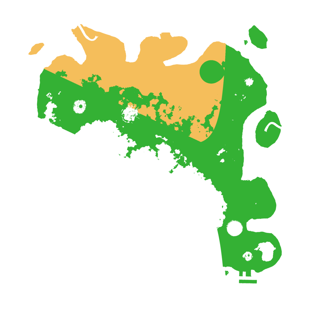Biome Rust Map: Procedural Map, Size: 3500, Seed: 1414737486