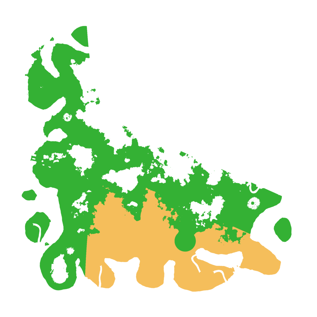 Biome Rust Map: Procedural Map, Size: 3950, Seed: 6929673