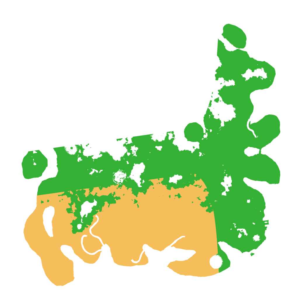 Biome Rust Map: Procedural Map, Size: 4100, Seed: 77296262