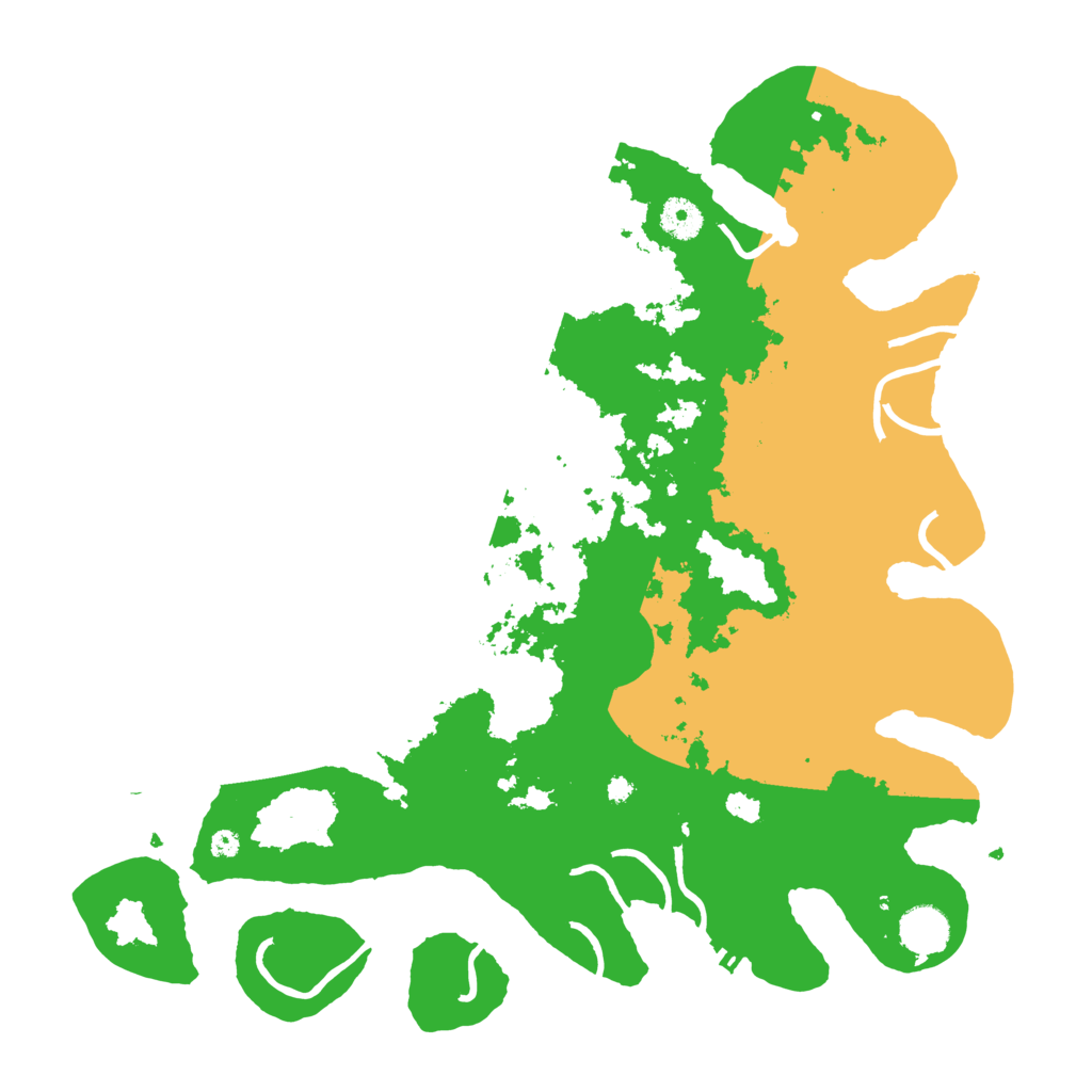 Biome Rust Map: Procedural Map, Size: 3950, Seed: 64594376