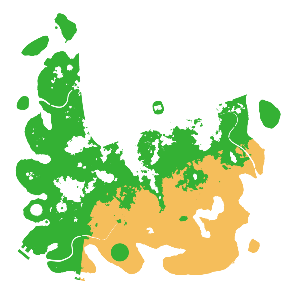 Biome Rust Map: Procedural Map, Size: 4300, Seed: 16456891
