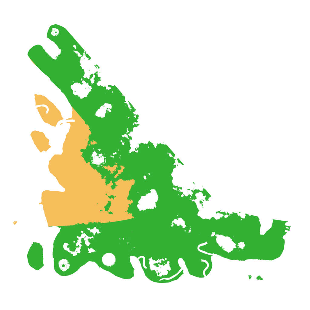 Biome Rust Map: Procedural Map, Size: 4100, Seed: 54382265