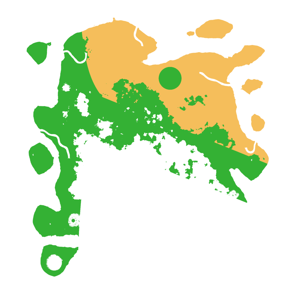 Biome Rust Map: Procedural Map, Size: 3400, Seed: 74164885