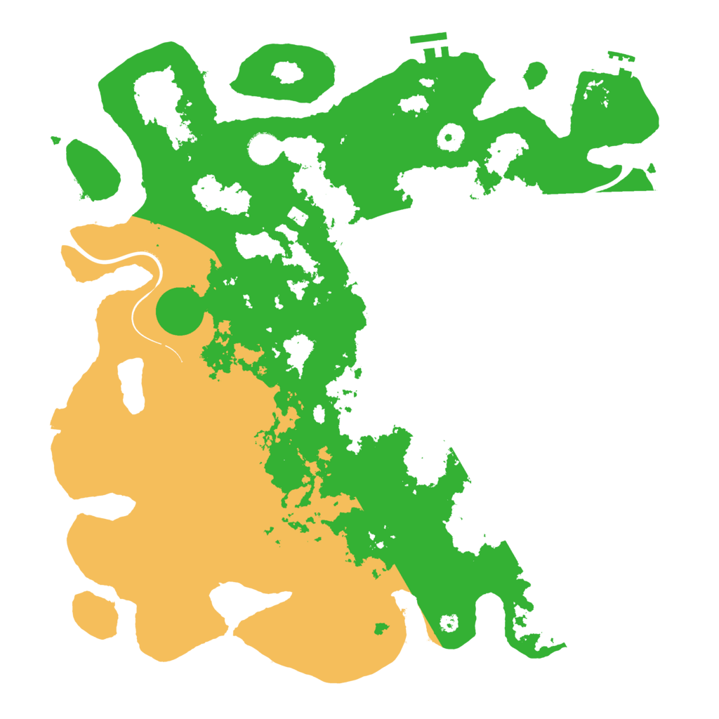 Biome Rust Map: Procedural Map, Size: 3950, Seed: 66083995