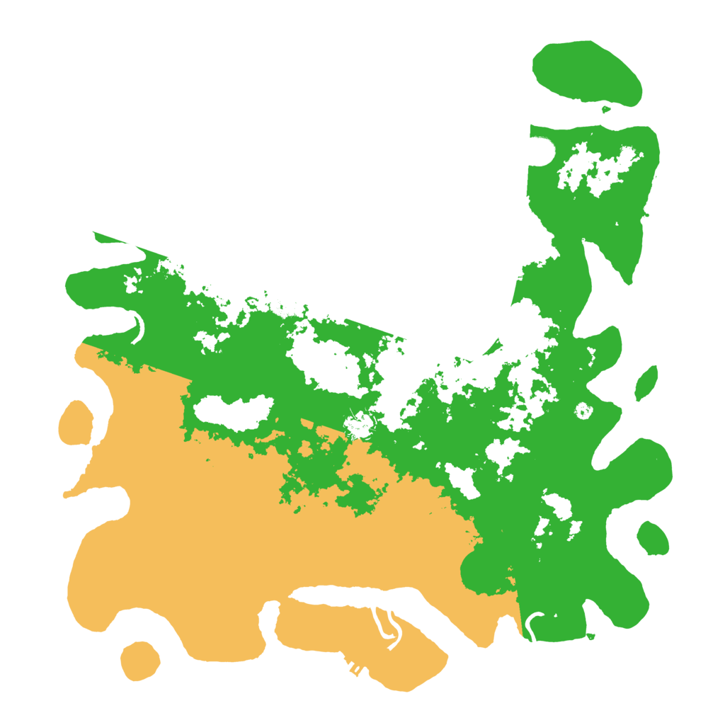 Biome Rust Map: Procedural Map, Size: 4400, Seed: 32267563