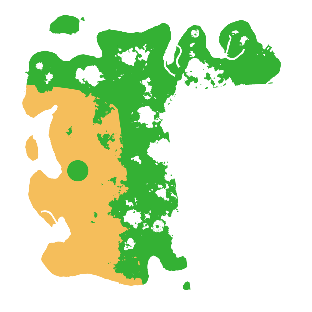 Biome Rust Map: Procedural Map, Size: 3900, Seed: 55110449