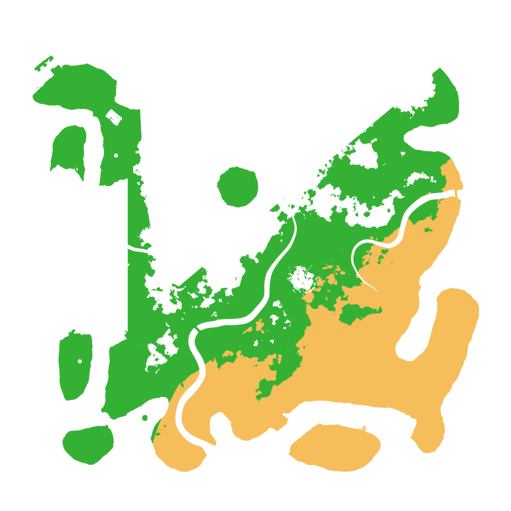 Biome Rust Map: Procedural Map, Size: 3550, Seed: 35825070