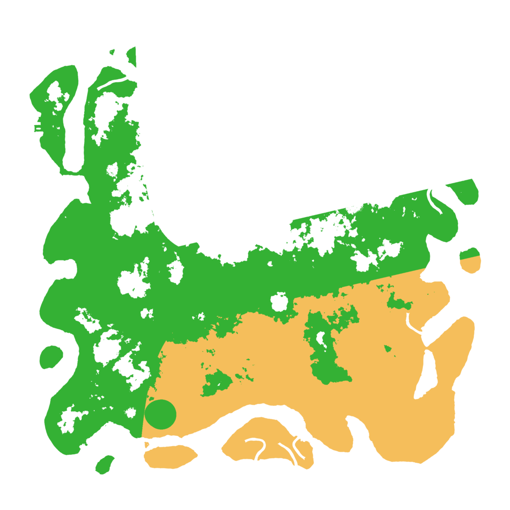 Biome Rust Map: Procedural Map, Size: 4500, Seed: 2119555388