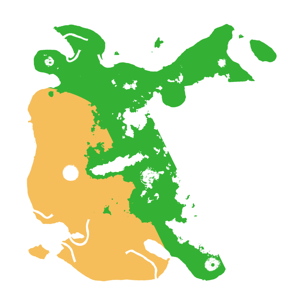 Biome Rust Map: Procedural Map, Size: 3400, Seed: 70229950