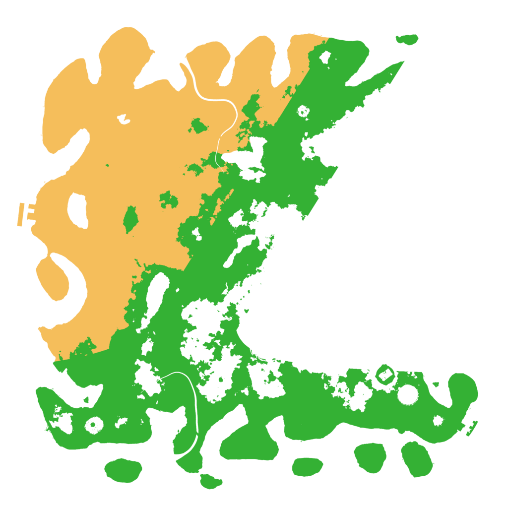 Biome Rust Map: Procedural Map, Size: 4400, Seed: 32564104