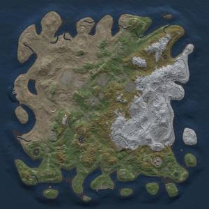 Thumbnail Rust Map: Procedural Map, Size: 4400, Seed: 32564104, 19 Monuments