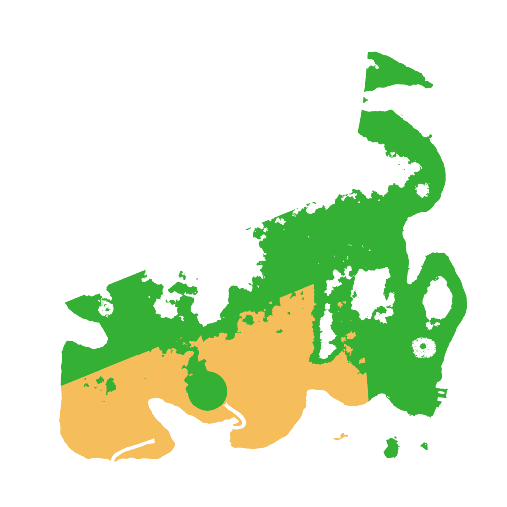Biome Rust Map: Procedural Map, Size: 3400, Seed: 890226