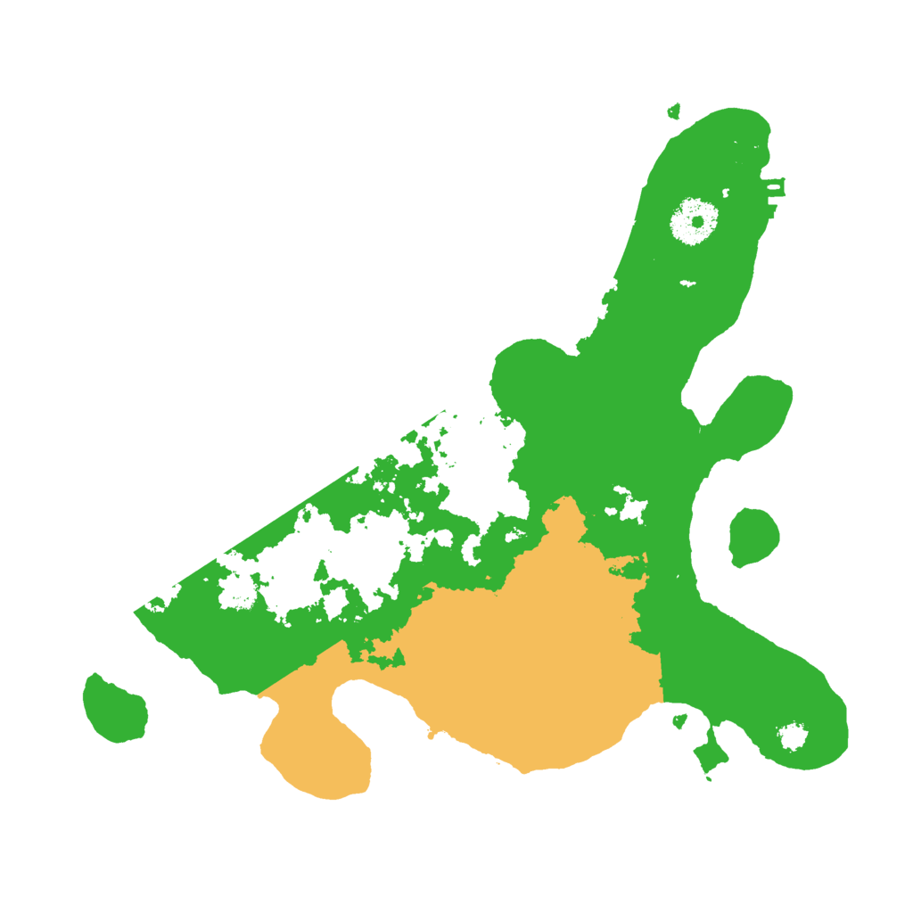 Biome Rust Map: Procedural Map, Size: 3000, Seed: 564947525