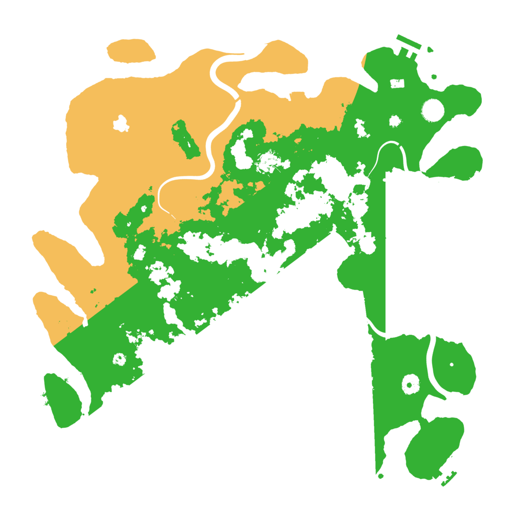 Biome Rust Map: Procedural Map, Size: 4000, Seed: 120523