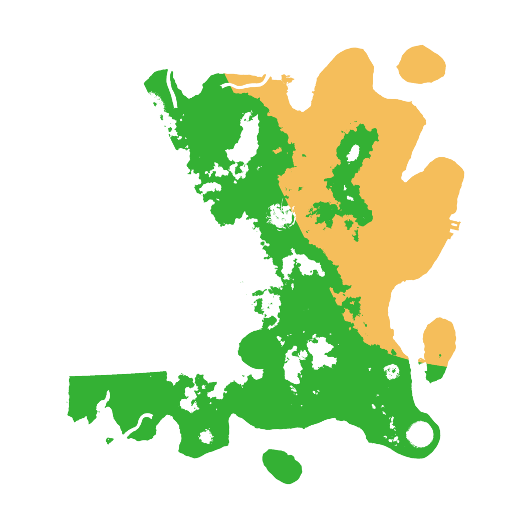 Biome Rust Map: Procedural Map, Size: 3500, Seed: 855716