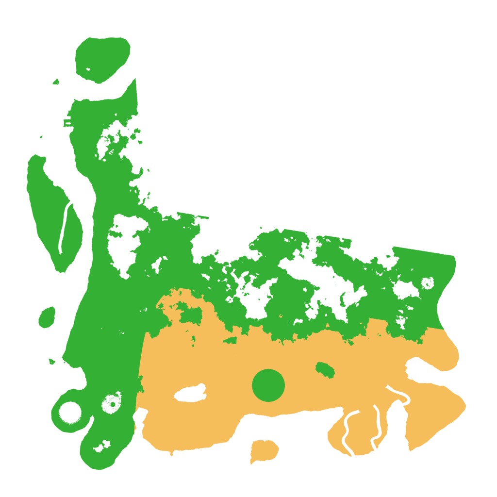 Biome Rust Map: Procedural Map, Size: 4000, Seed: 5439842