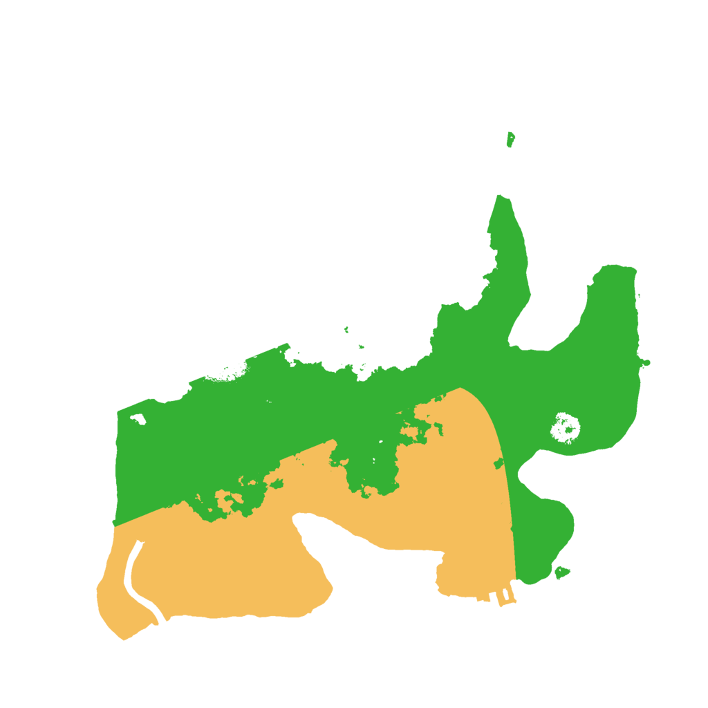 Biome Rust Map: Procedural Map, Size: 2500, Seed: 890226