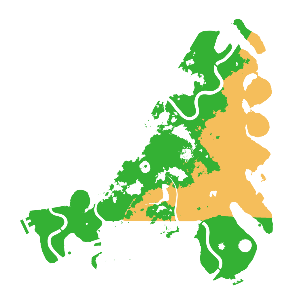Biome Rust Map: Procedural Map, Size: 4000, Seed: 622