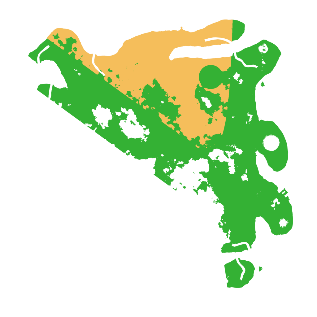 Biome Rust Map: Procedural Map, Size: 3500, Seed: 6223
