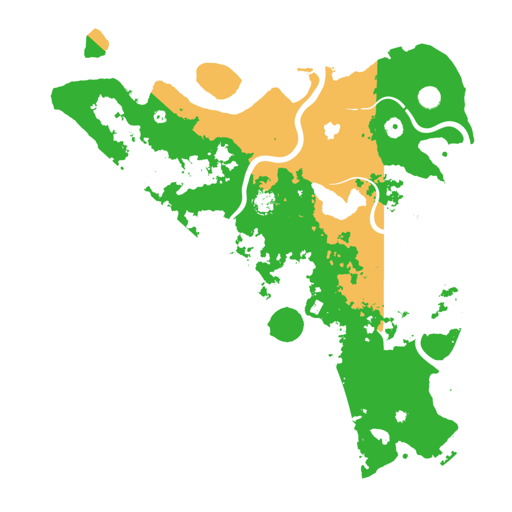 Biome Rust Map: Procedural Map, Size: 4000, Seed: 143451