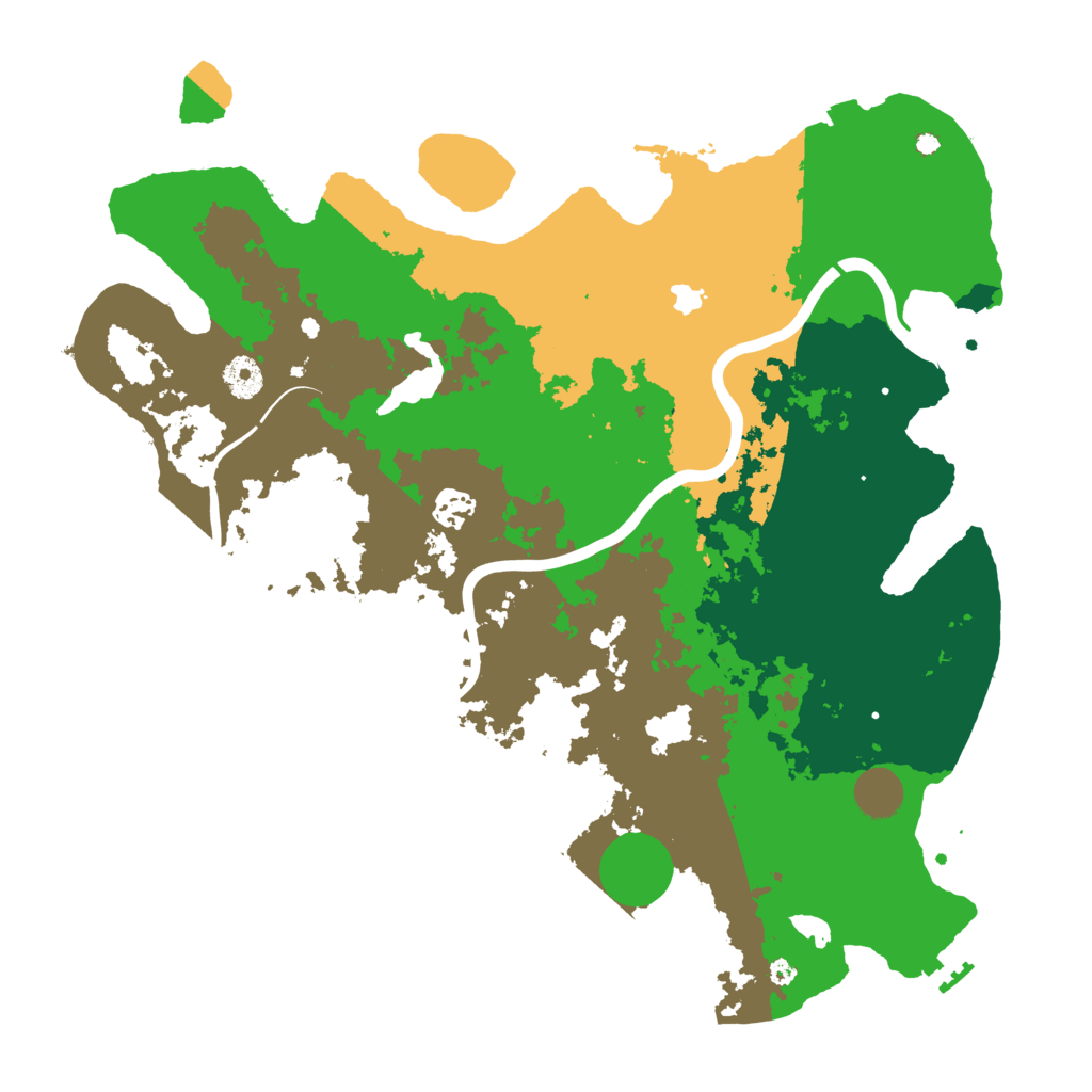 Biome Rust Map: Procedural Map, Size: 4000, Seed: 143451