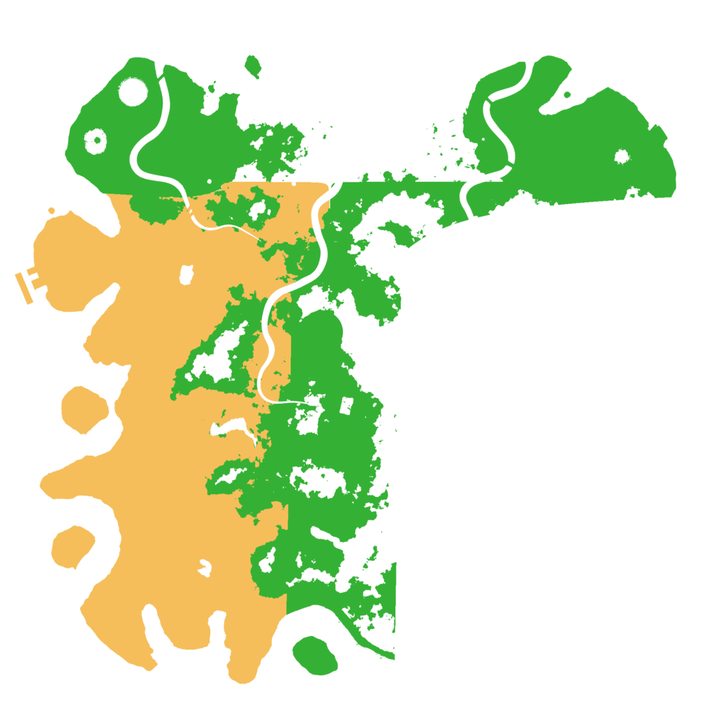 Biome Rust Map: Procedural Map, Size: 4500, Seed: 32025021