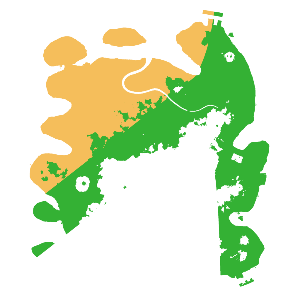 Biome Rust Map: Procedural Map, Size: 3000, Seed: 569731