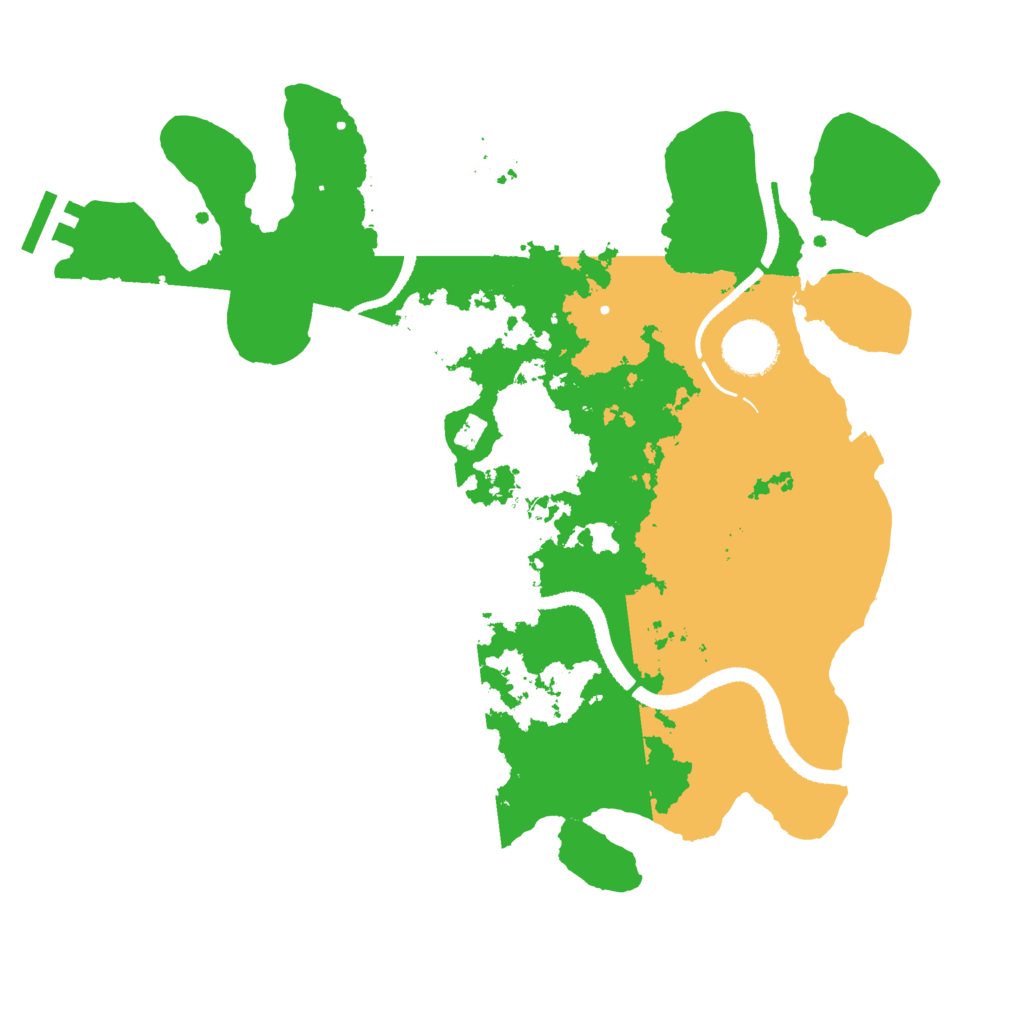 Biome Rust Map: Procedural Map, Size: 3250, Seed: 605890598