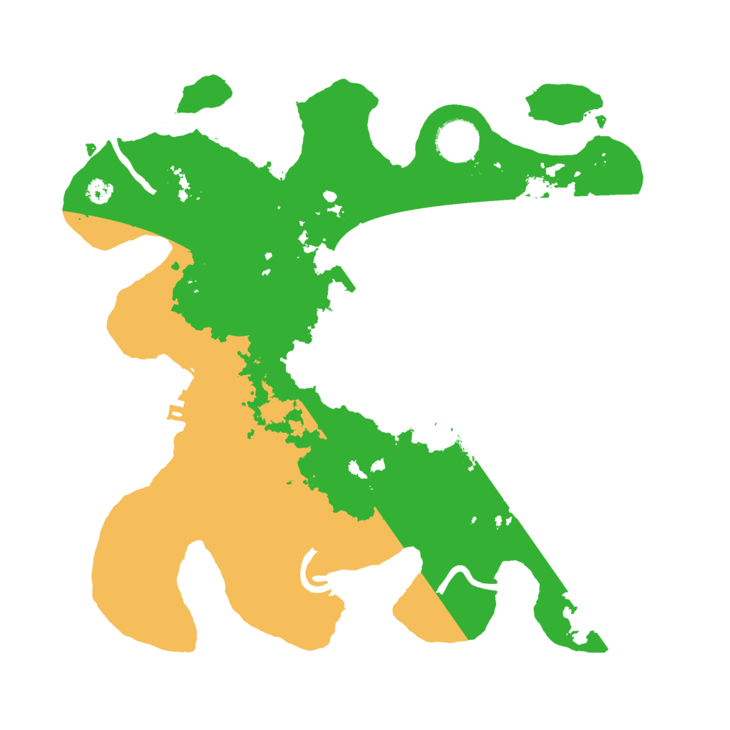 Biome Rust Map: Procedural Map, Size: 3000, Seed: 25081