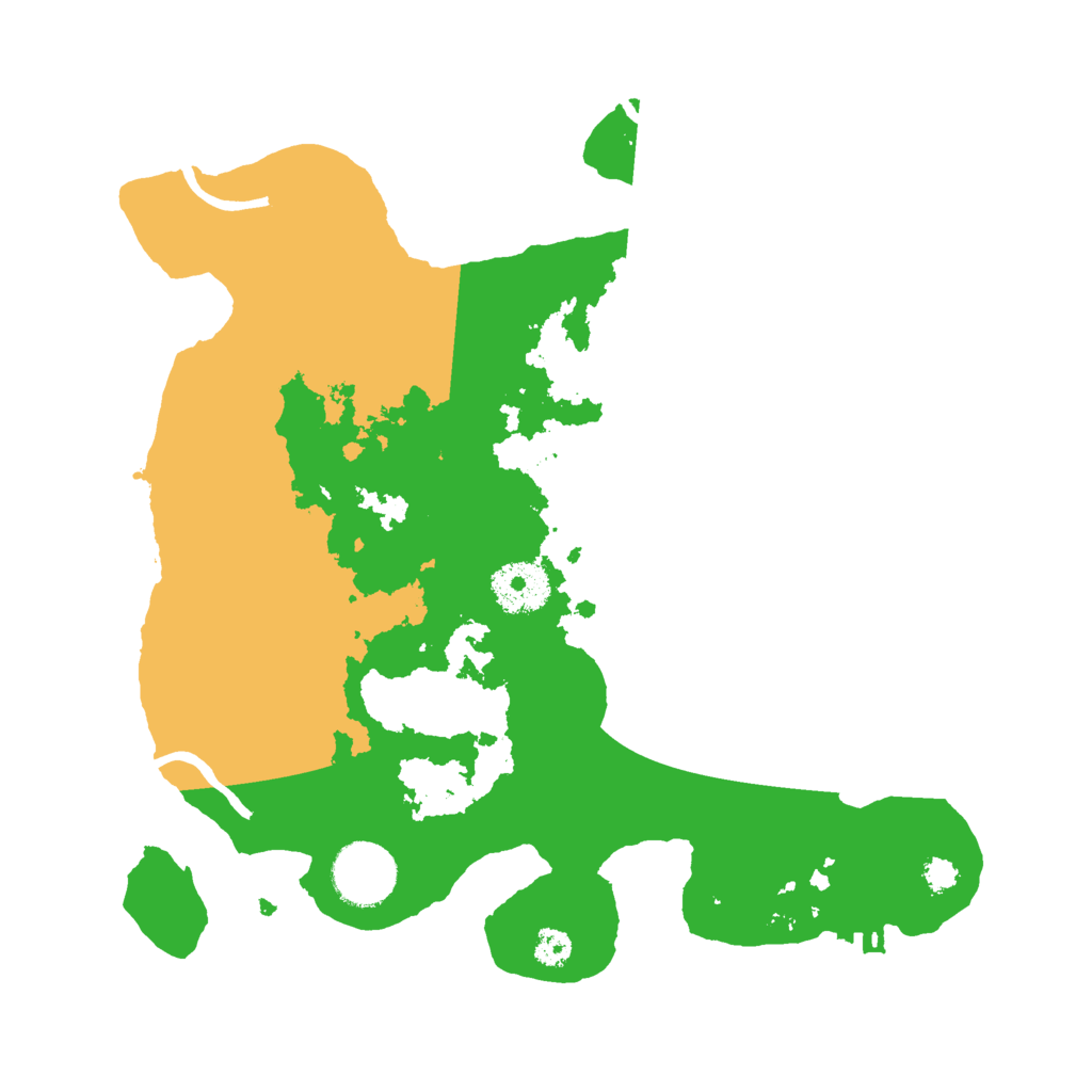 Biome Rust Map: Procedural Map, Size: 3000, Seed: 733377