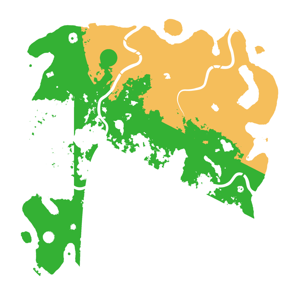 Biome Rust Map: Procedural Map, Size: 4500, Seed: 52335