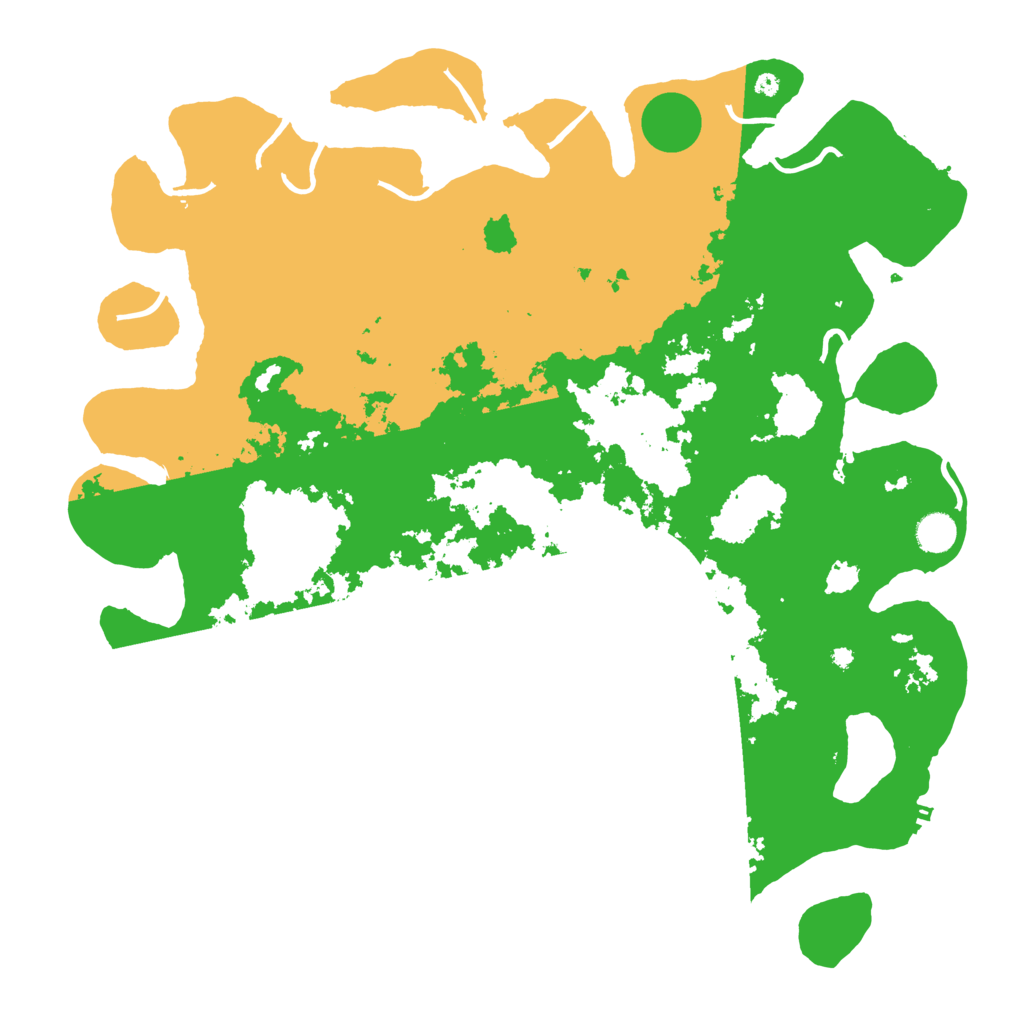 Biome Rust Map: Procedural Map, Size: 4500, Seed: 878854060