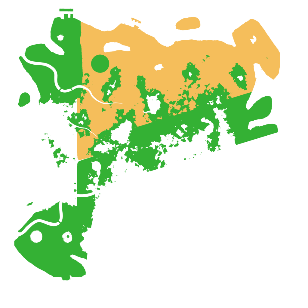 Biome Rust Map: Procedural Map, Size: 4500, Seed: 933470749