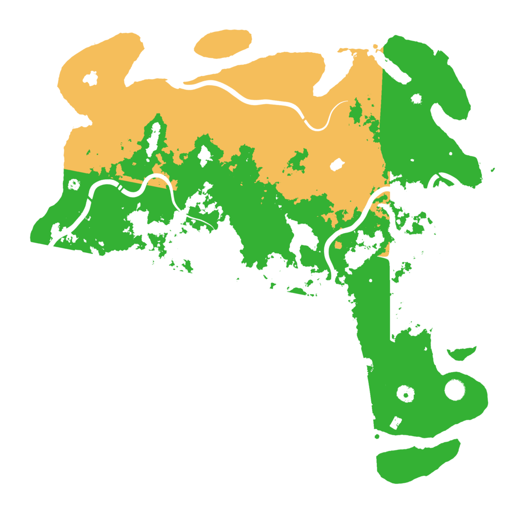 Biome Rust Map: Procedural Map, Size: 4500, Seed: 24568