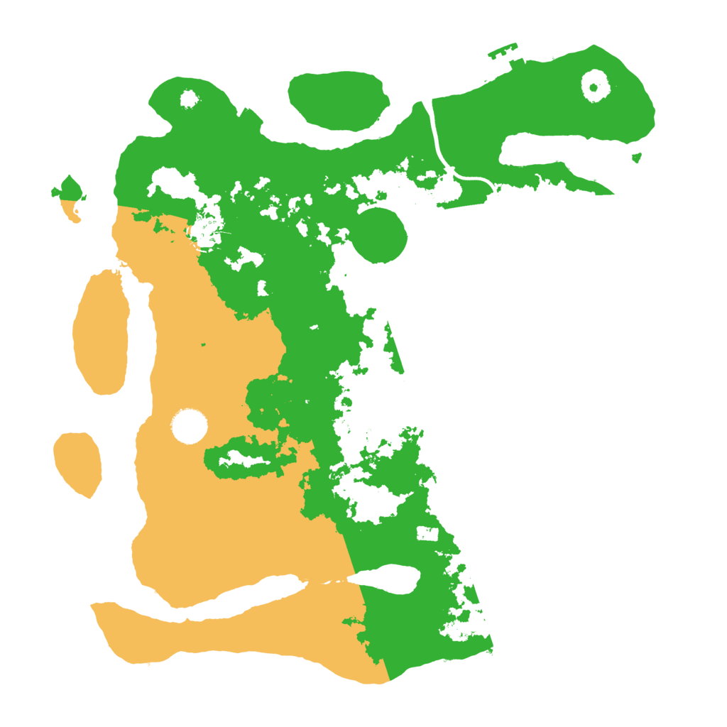 Biome Rust Map: Procedural Map, Size: 3600, Seed: 21305