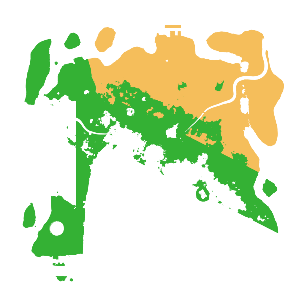 Biome Rust Map: Procedural Map, Size: 3800, Seed: 56114512