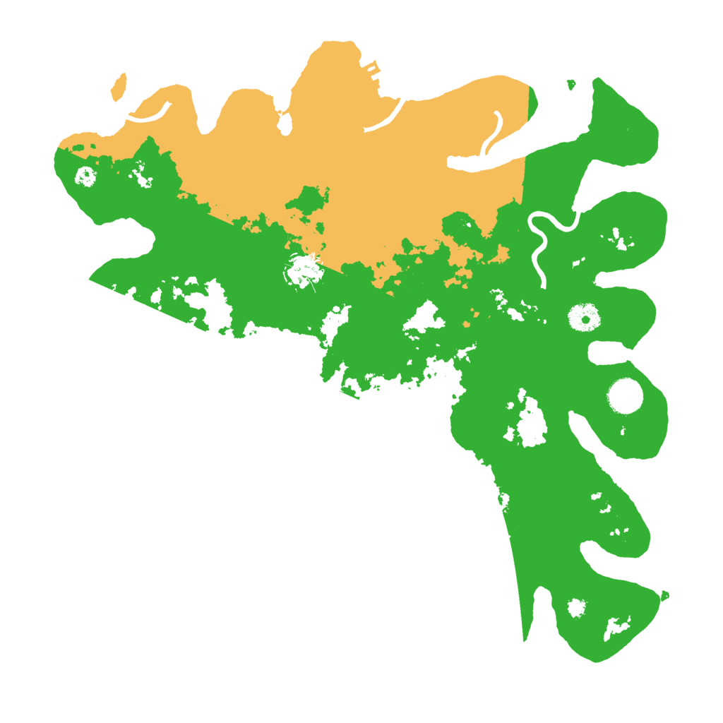 Biome Rust Map: Procedural Map, Size: 3600, Seed: 11305