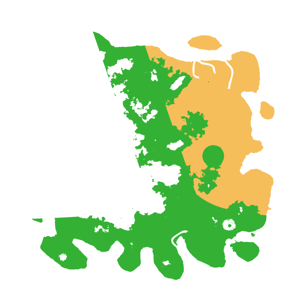 Biome Rust Map: Procedural Map, Size: 3650, Seed: 77392147