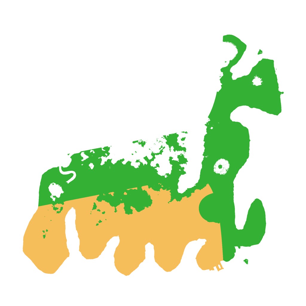 Biome Rust Map: Procedural Map, Size: 3000, Seed: 25739