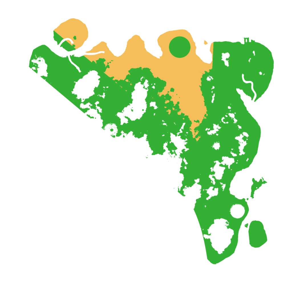 Biome Rust Map: Procedural Map, Size: 3600, Seed: 77476676