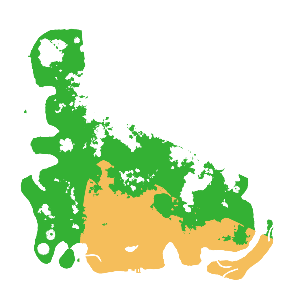 Biome Rust Map: Procedural Map, Size: 4400, Seed: 8432626
