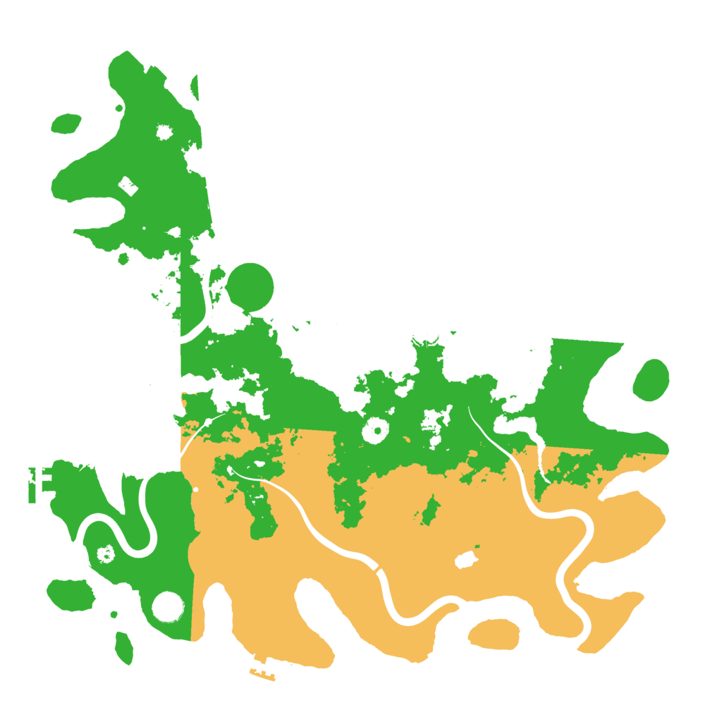 Biome Rust Map: Procedural Map, Size: 4100, Seed: 80132255