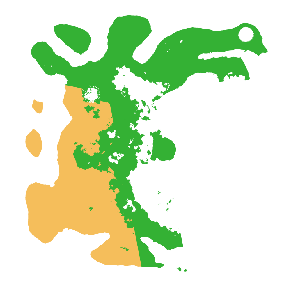 Biome Rust Map: Barren, Size: 3550, Seed: 2001711