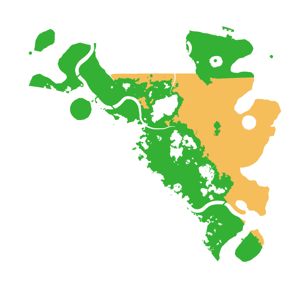 Biome Rust Map: Procedural Map, Size: 3650, Seed: 69499063