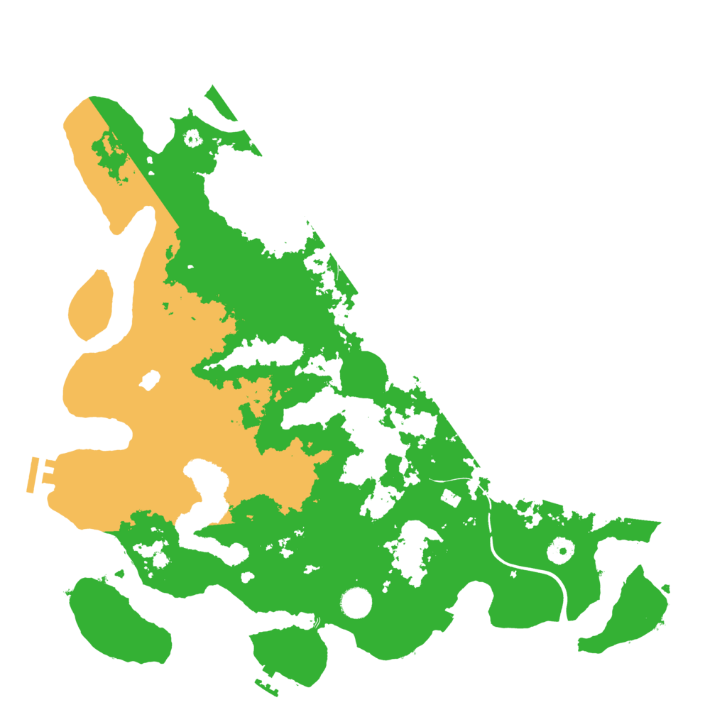 Biome Rust Map: Procedural Map, Size: 4100, Seed: 22190285